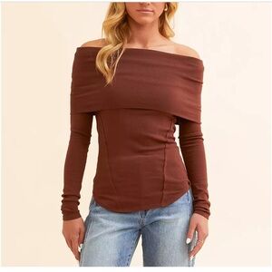 NWT Free People Iris Off the Shoulder Top